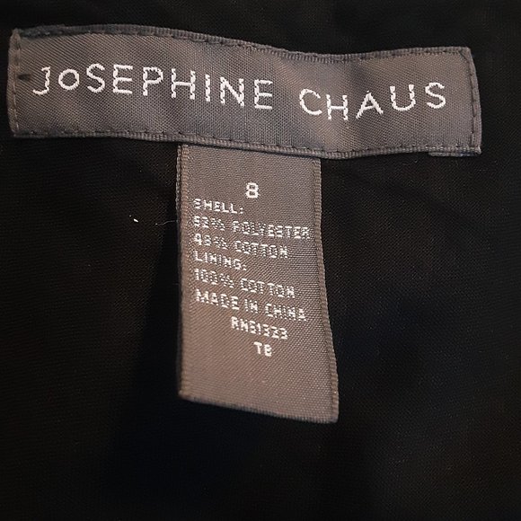 Black Two Piece Skirt Suit by JOSEPHINE CHAUS - Picture 11 of 11